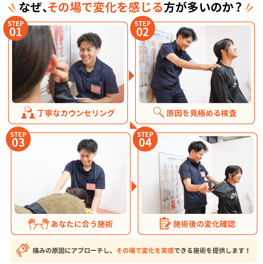 肩こり施術選ばれる理由